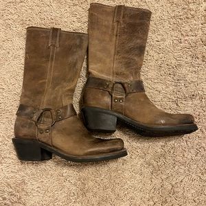 BCBGirls brown moto boot size 6.5 - great condition